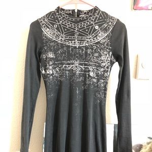 Graphic Divided Dress